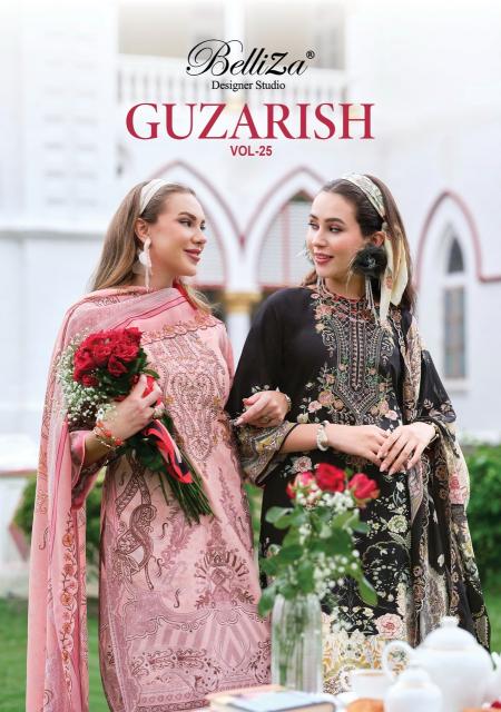 Belliza guzarish vol 25 cotton dress material wholesale